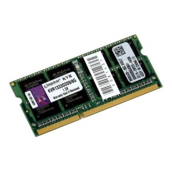 

Оперативная память Kingston So-Dimm DDR3 8GB 1333MHz (KVR1333D3S9/8G) (6311062)