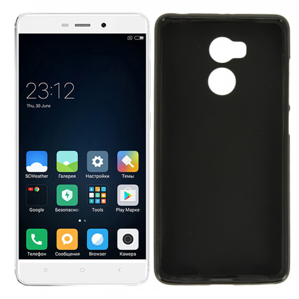 

Чехол силиконовый оригинальный для Xiaomi Redmi 4/4 Prime Black (13382)