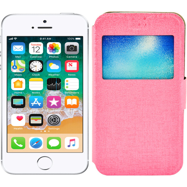 

Чехол книжка Universal Mobiking Spring 5,0" Pink (3707)