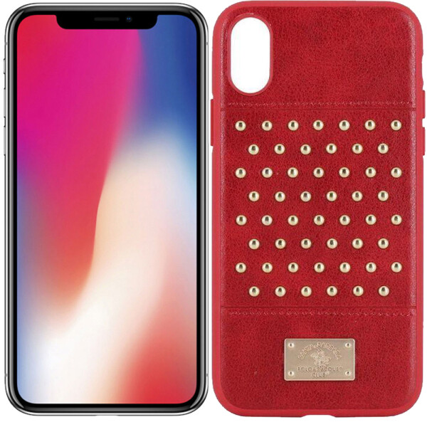 

Чехол Santa Barbara Polo & Racquet Club Staccato для iPhone X Fire Red (21183)