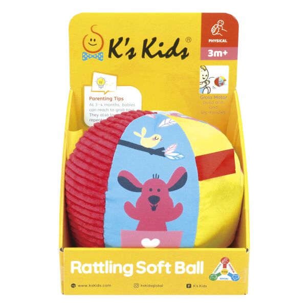 

Погремушка Ks Kids Мяч мягкий (KA10805-OB) (6603095)