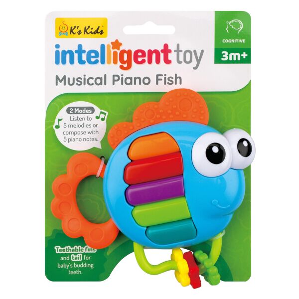 

Игрушка музыкальное Ks Kids Пианино Рыбка со свет. эфф. (KIT23006) (6603118)