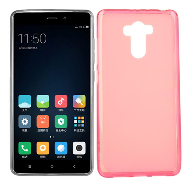 

Чехол силиконовый оригинальный для Xiaomi Redmi 4/4 Prime Pink (13384)