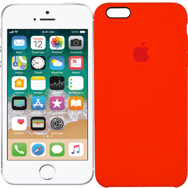 

Чехол силиконовый оригинальный для iPhone 6/6s Plus Оранжевый (14129)