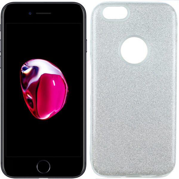 

Чехол силиконовый 3in1 Блёстки для iPhone 6 Silver (26789)