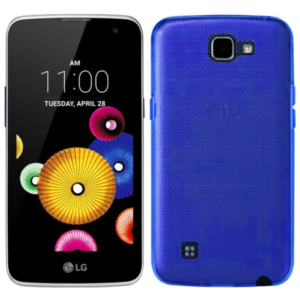 

Чехол силиконовый оригинальный для LG K4/K130E Blue (5246)