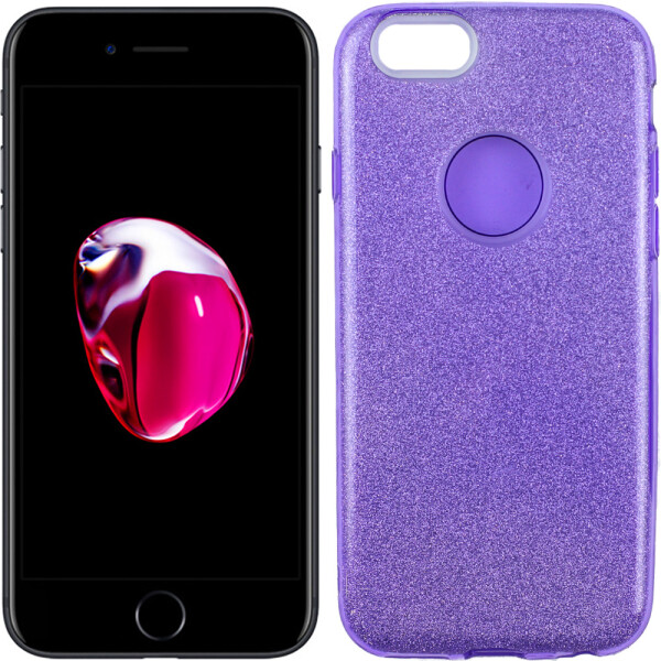 

Чехол силиконовый 3in1 Блёстки для iPhone 6 Violet (26790)