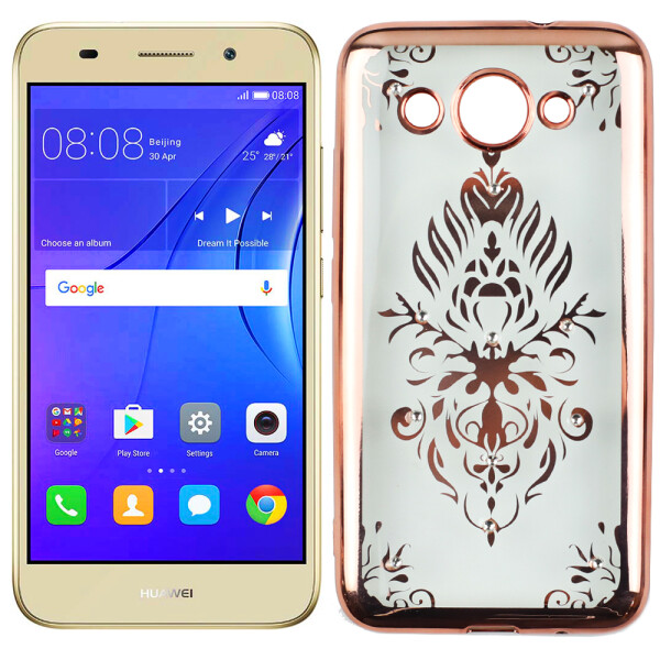 

Чехол силиконовый Beckberg Breathe seria для Huawei Y3 (2017) Орнамент (19127)