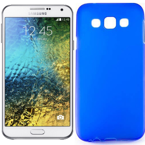

Чехол силиконовый оригинальный для Samsung E500 (E5) Blue (1898)