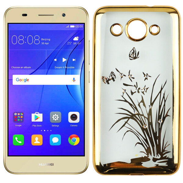 

Чехол силиконовый Beckberg Breathe seria для Huawei Y3 (2017) Флора (19128)