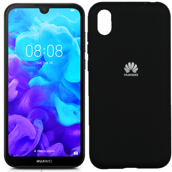 

Чехол силиконовый оригинальный для Huawei Y5 2019 Черный (27558)