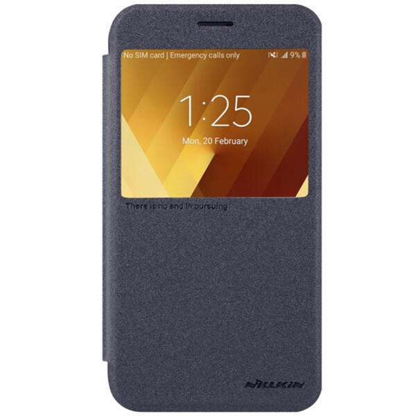 

Чехол NILLKIN Sparkle series для Samsung A320 (A3-2017) Black (15297)