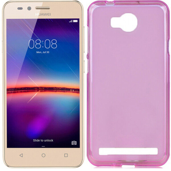 

Чехол силиконовый оригинальный для Huawei Y3 II Pink (9051)
