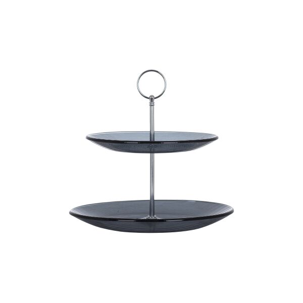 

Блюдо двухъярусная VIVA MONACO BLACK (6414054)