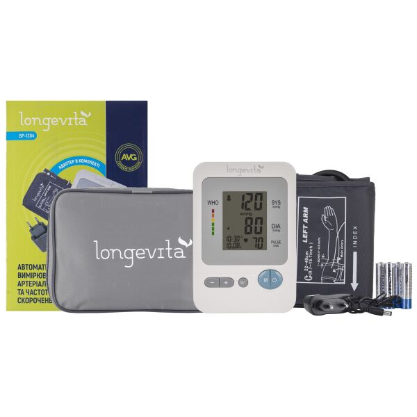 

Автоматический измеритель давления Longevita BP-1304 (манжета на плечо) (5895837)