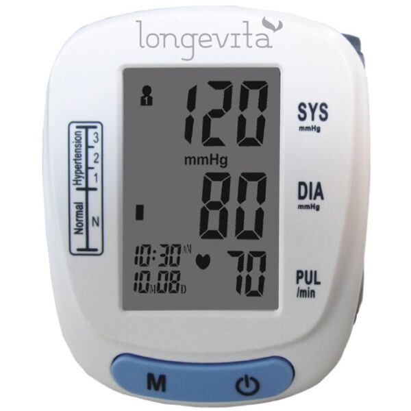 

Автоматический измеритель давления Longevita BP-201M (манжета на запястье) (5828415)