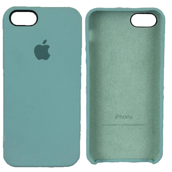 

Чехол силиконовый оригинальный для iPhone 5/5s/SE Минтоловый (20426)