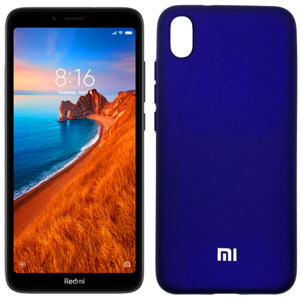 

Чехол силиконовый оригинальный для Xiaomi Redmi 7a Фиолетовый FULL (27147)