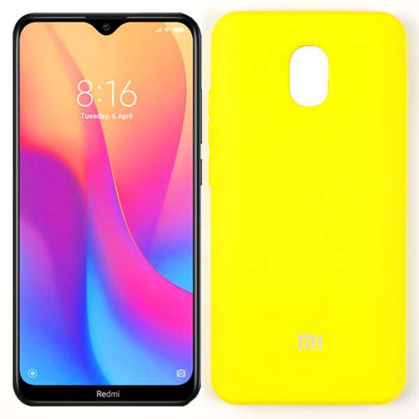 

Чехол Original Soft Case Xiaomi Redmi 8a Ярко жёлтый FULL (28421)