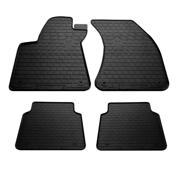 

AUDI A8 (D4) long - комплект качественных резиновых ковриков. Комплект 4 шт. (2010-2017)