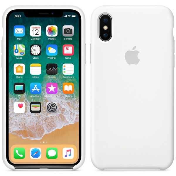 

Чехол силиконовый оригинальный для iPhone Xs Max Белый (24664)