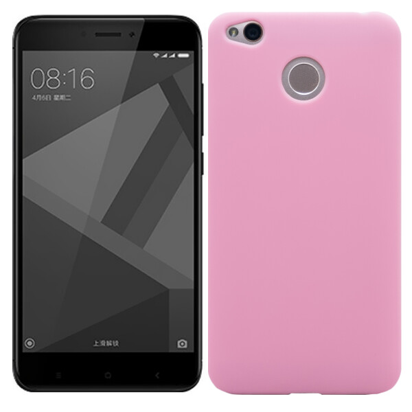 

Чехол силиконовый оригинальный для Xiaomi Redmi 4x Pink (14536)