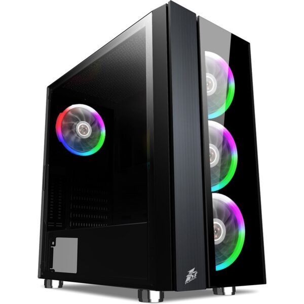 

Корпус 1STPLAYER B7-E-R1 Color LED Black Без БП (6634716)