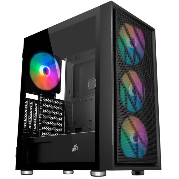 

Корпус 1STPLAYER AR-7G-G6-PLUS Black без БП (6654433)