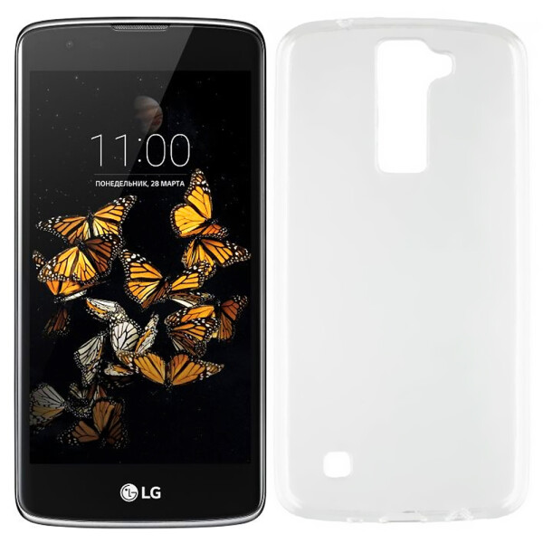 

Чехол силиконовый оригинальный для LG K8/K350E White (7655)