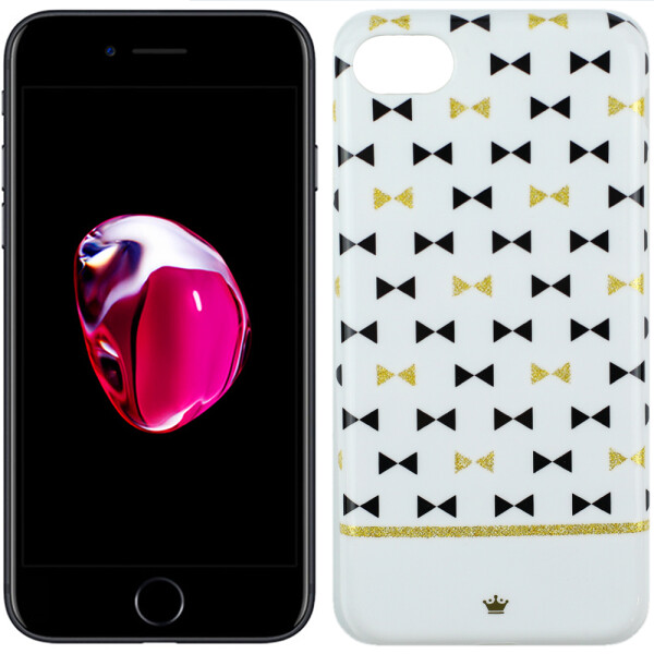

Чехол накладка i-Smile Bowknot pattern series case TPU для iPhone 7 White (15743)