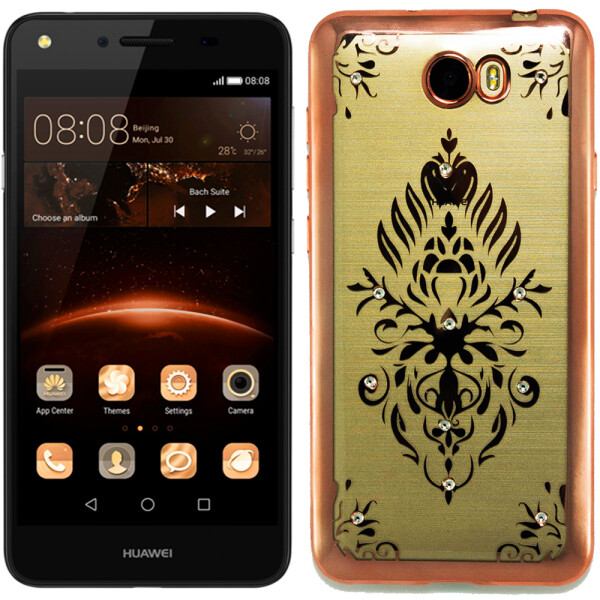 

Чехол силиконовый Beckberg Breathe seria для Huawei Y5 II Орнамент (19124)
