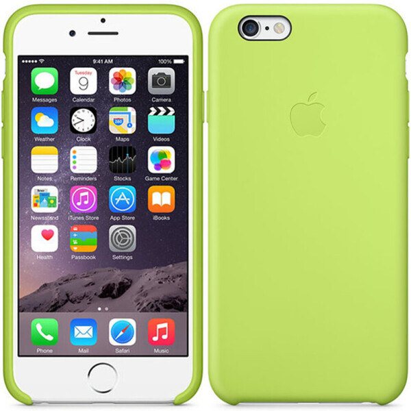

Чехол силиконовый оригинальный для iPhone 6/6s Plus Оливковый (20432)