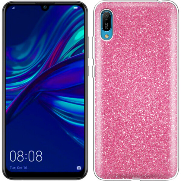 

Чехол силиконовый 3in1 Блёстки для Huawei Y6 2019/Y6 Pro Pink (26782)