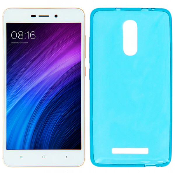 

Чехол силиконовый оригинальный для Xiaomi Redmi Note 3 Blue (5812)