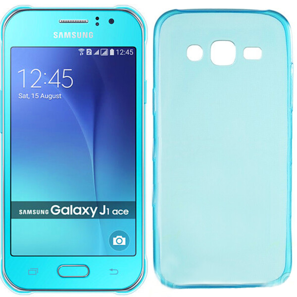 

Чехол Ultra Thin Silicone Remax 0.2 mm для Samsung J110 (J1 Ace) Blue (10286)