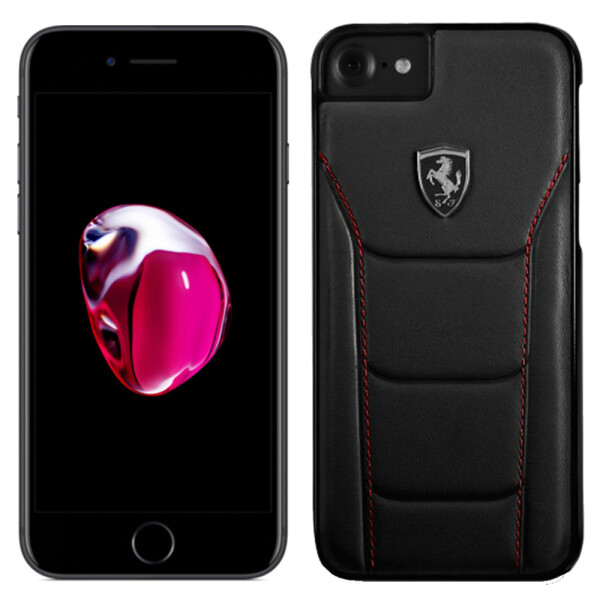 

Чехол Ferrari Heritage 488 Genuine Leather для iPhone 8 Black (21215)
