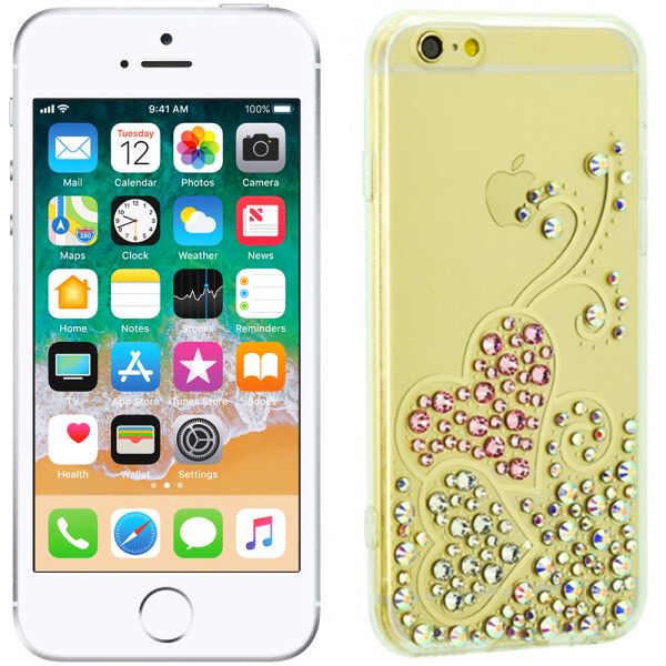 

Чехол Diamond Silicon Younicou для iPhone 5/5S Hearts (9042)