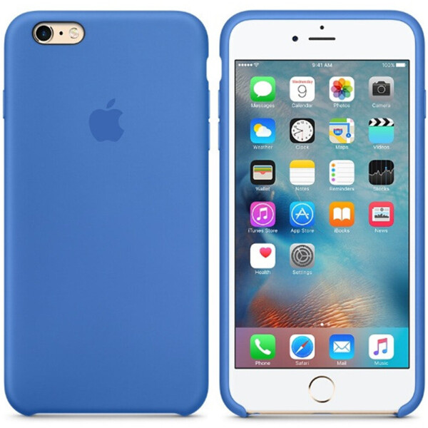 

Чехол силиконовый оригинальный для iPhone 6/6s Морской синий (20431)