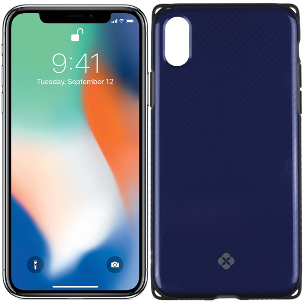 

Чехол TOTU Design Han series fashion version для iPhone X Blue (24183)