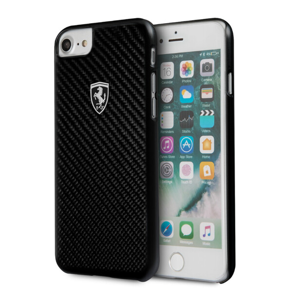 

Чехол Ferrari Heritage Real Carbon для iPhone 8 Black (21211)
