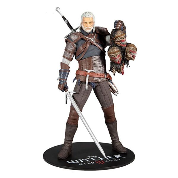 

Фигурка Геральт из Ривии с головой монстра и двумя мечами Ведьмак - The Witcher (12252)