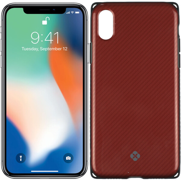 

Чехол TOTU Design Han series fashion version для iPhone X Red (24181)