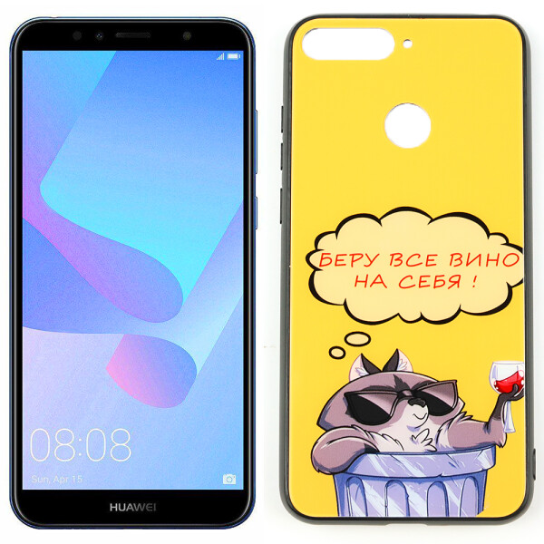

Чехол Joke series для Huawei Y6 2018 Вино (28374)