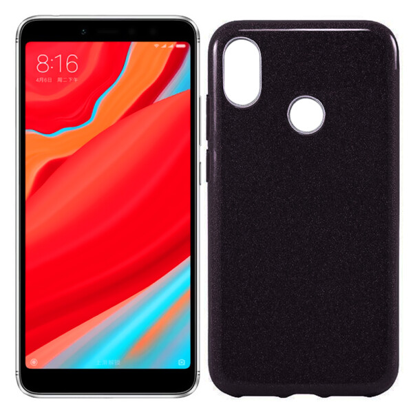 

Чехол Silicone 3in1 Блёстки для Xiaomi Redmi S2 Black (25641)