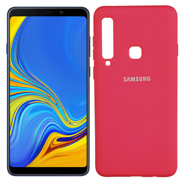 

Чехол силиконовый оригинальный для Samsung A920 Galaxy A9 2018 Ярко малиновый FULL (25995)