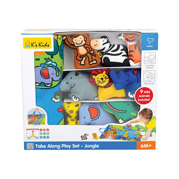 

3D коврик Ks Kids Джунгли с животными (KA10744-GB) (6603114)