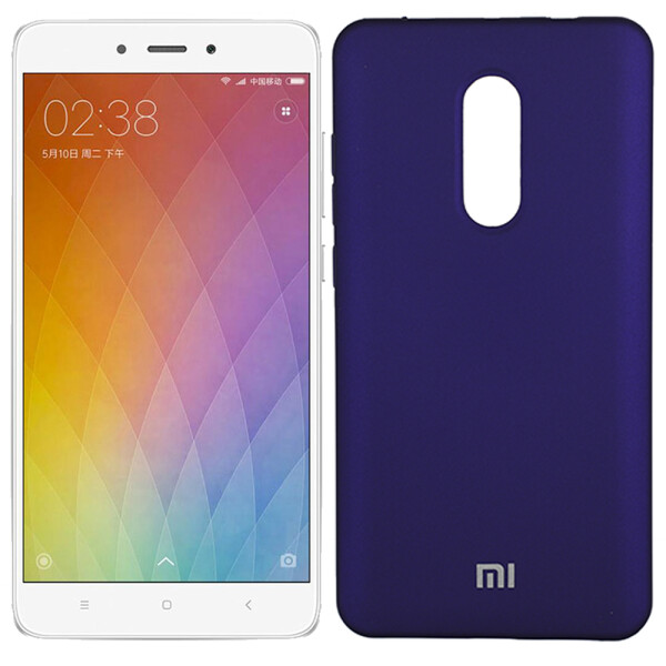 

Чехол силиконовый оригинальный для Xiaomi Redmi Note 4x Фиолетовый FULL (26048)
