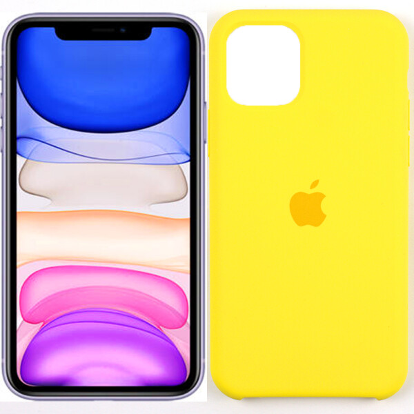 

Чехол силиконовый оригинальный для iPhone 11 Pro Желтый (27418)