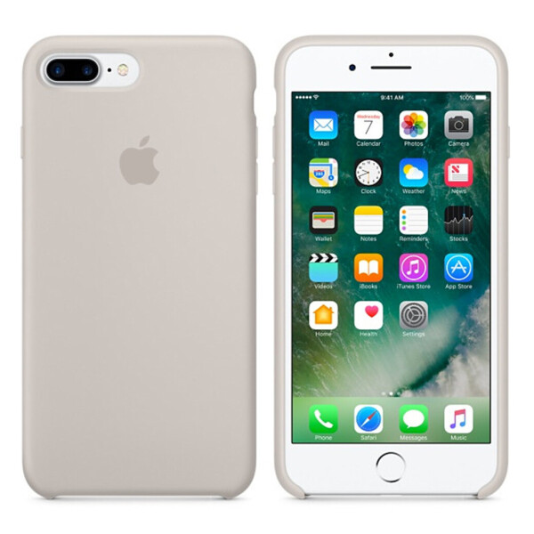 

Чехол силиконовый оригинальный для iPhone 7/8 Plus Пепельно серый (20447)