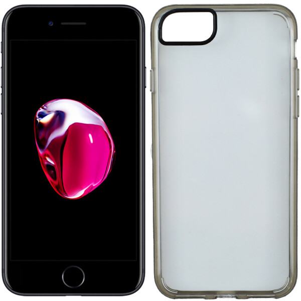 

Чехол накладка i-Smile Rainbow series case TPU+PC для iPhone 7 Black (15747)